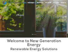Tablet Screenshot of newgenerationenergy.co.uk